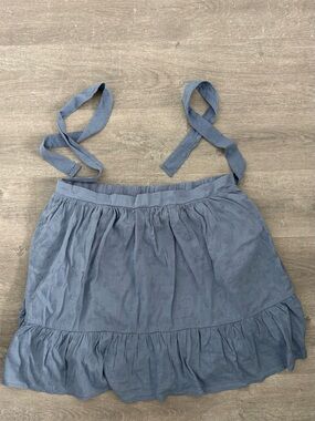 Old Navy Light Blue Waistband Skirt